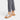 Women Silver Metallic Leather/Cork Flatform Cross Slides