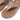 Women Beige Leather Flatform Toe-Post Sandals