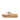 Women Platino Leather/Cork Flatform Toe-Post Sandals