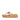 Women Rose Gold Leather/Cork Flatform Toe-Post Sandals