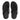 Women Black Rubber-Stud Leather Toe-Post Sandals