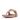 Women Beige Rubber-Buckle Leather Toe-Post Sandals