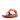 Women Peach Rubber-Buckle Leather Toe-Post Sandals