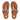 Women Beige Rubber-Buckle Leather Toe-Post Sandals