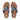 Women Sail Blue Rubber-Buckle Leather Toe-Post Sandals