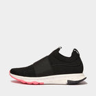 Women Black Mix E01 Knit Elastic Sports Sneakers