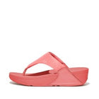 Women Rosy Coral  Shimmerlux Toe-Post Sandals