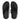 Women All Black Shimmerlux Toe-Post Sandals