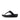 Women Black Mix Geo-Webbing Toe-Post Sandals