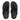 Women Black Mix Geo-Webbing Toe-Post Sandals