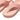Women Pink Salt Geo-Webbing Toe-Post Sandals