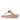 Women Beige Bow Leather Toe-Post Sandals