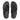 Women All Black Bow Leather Toe-Post Sandals
