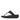 Women Black Opul-Trim Leather Toe-Post Sandals