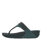Women Steel Blue Opul-Trim Leather Toe-Post Sandals