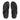 Women Black Opul-Trim Leather Toe-Post Sandals