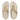 Women Beige Gold Pu  Sandals