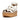 Women Urban White  Leather/Cork Strappy Wedge Sandals
