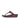 Women Metallic Mauve Wine  Adjustable Metallic-Leather Toe-Post Sandals