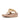 Women Classic Beige  Chunky-Snaffle Leather Toe-Post Sandals