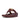 Women Deep Maroon  Chunky-Snaffle Leather Toe-Post Sandals