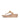 Women Classic Beige  Chunky-Snaffle Leather Toe-Post Sandals
