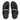 Women Black  Chunky-Snaffle Leather Toe-Post Sandals
