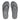 Women Grey Multi-Crystal Ergonomic Flip-Flops