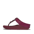 Women Ruby  Crystal-Jewel Toe-Post Sandals
