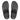 Women All Black  Sparkle Toe-Thongs