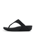 Women Black Fabric   Sandals