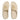 Women Beige Gold Pu  Sandals