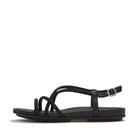 Women Black Leather  Sandals