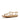 Women Beige Gold Leather  Sandals