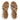 Women Beige Gold Leather  Sandals