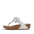Women White Premium Vegan Leather  Sandals