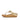 Women Beige Gold Leather  Sandals