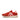 Womens Red Fabric Suede Sneakers