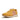 Womens Yellow Fabric Suede Sneakers