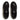 Womens Black Fabric Suede Sneakers
