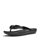 Womens Black Flexible TPU Slippers