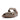 Men Timberwolf Brown Moc Slide In Leather  Adjustable Leather Slides
