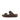 Men Dark Brown Moc Slide In Leather
