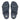 Men Midnight Navy  Adjustable Leather Slides