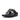 Men All Black  Cross-Hatch Leather Toe-Post Sandals