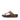 Men Brown  Cross Hatch Leather Toe Post Sandals