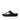 Men All Black Leather Flip Flops