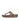 Men Minky Grey Leather Flip Flops