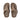 Men Minky Grey Leather Flip Flops
