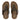 Men Chocolate Brown Leather Flip Flops